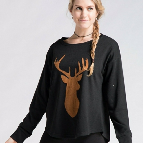 Deer Patch Sweatshirt - Picture 3 of 4